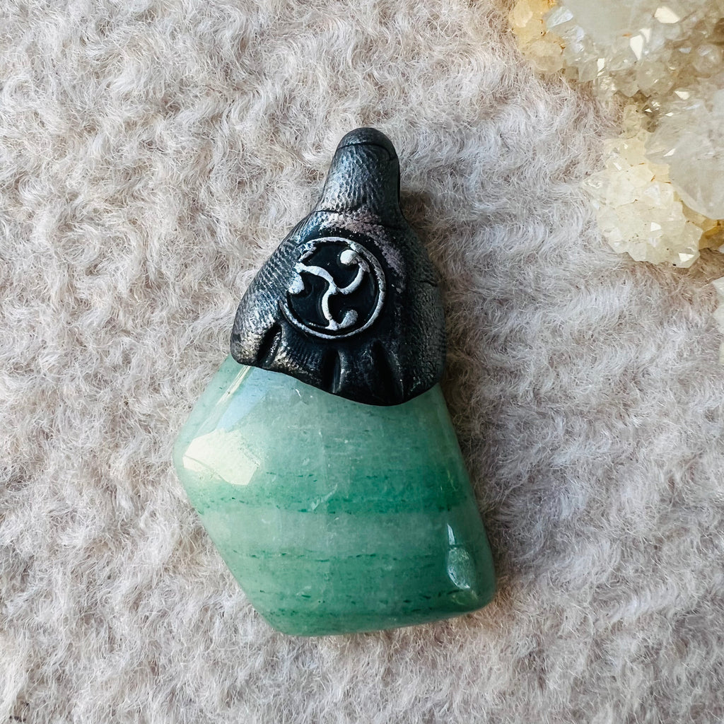 Pandantiv aventurin Strenght m1, druzy.ro, cristale 1