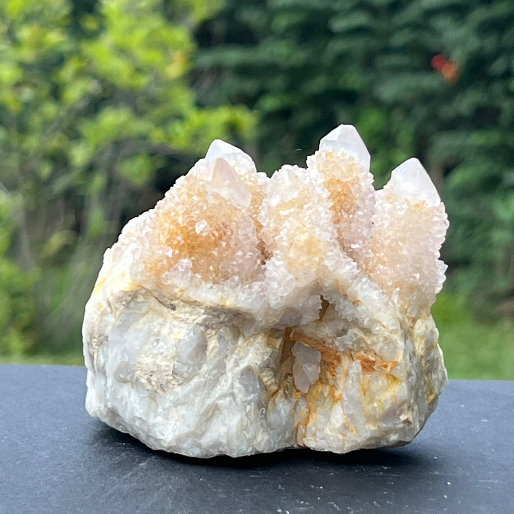 Cluster cuart cactus / cuart spirit model 11, druzy.ro, cristale 3