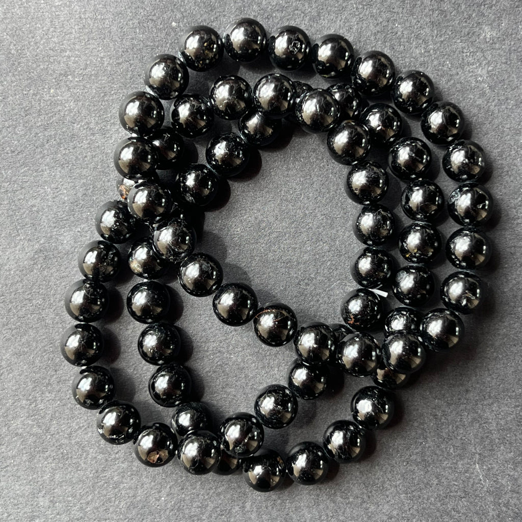 Bratara turmalina neagra 8 mm, pietre semipretioase, DRUZY.RO 2