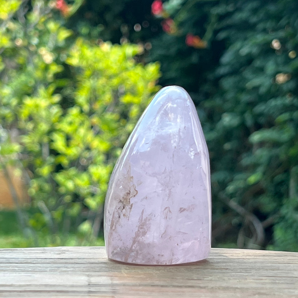 Cuart roz forma libera m4, druzy.ro, cristale 2