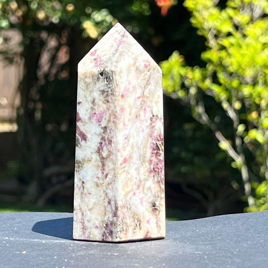 Turn rubelit/ turmalina roz m1, druzy.ro, cristale 2