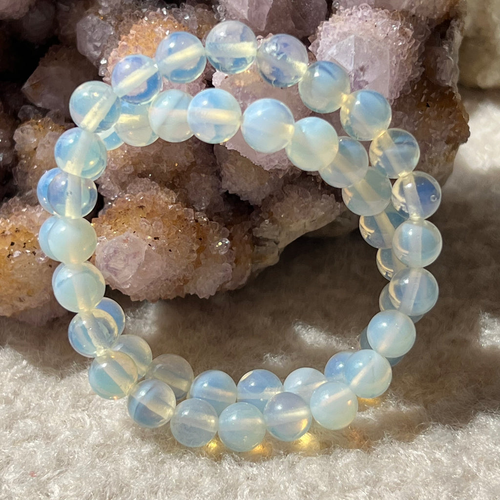 Bratara opal 8 mm, pietre semipretioase, DRUZY.RO 3