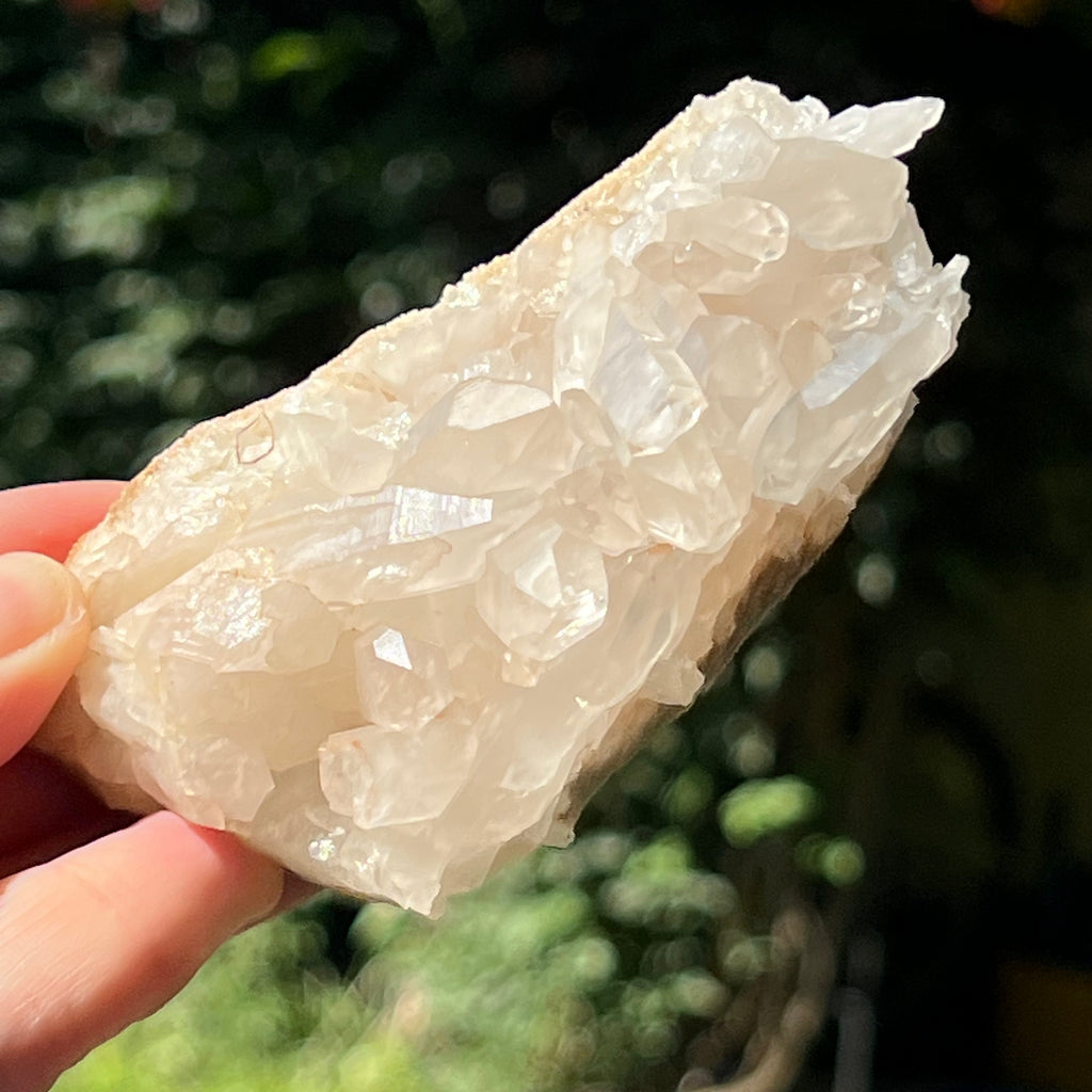 Cluster cuart Malagasy incolor m8, druzy.ro, cristale 1