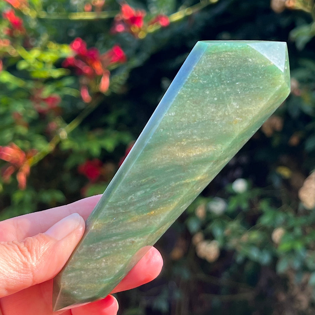 Aventurin dublu varf m3, druzy.ro, cristale 1