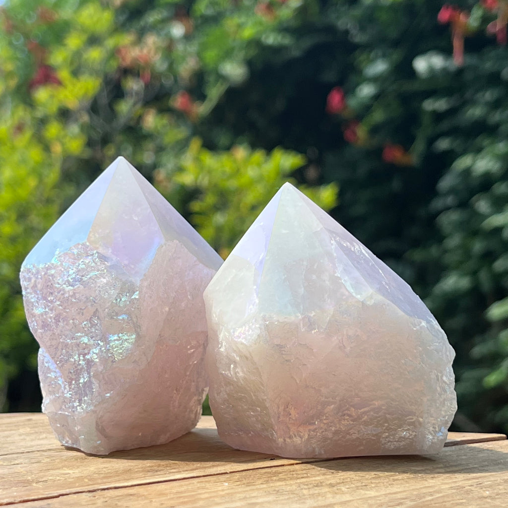 Generator varf cuart roz aura model 1, druzy.ro, cristale 4