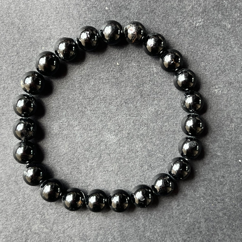 Bratara turmalina neagra 8 mm, pietre semipretioase, DRUZY.RO 4