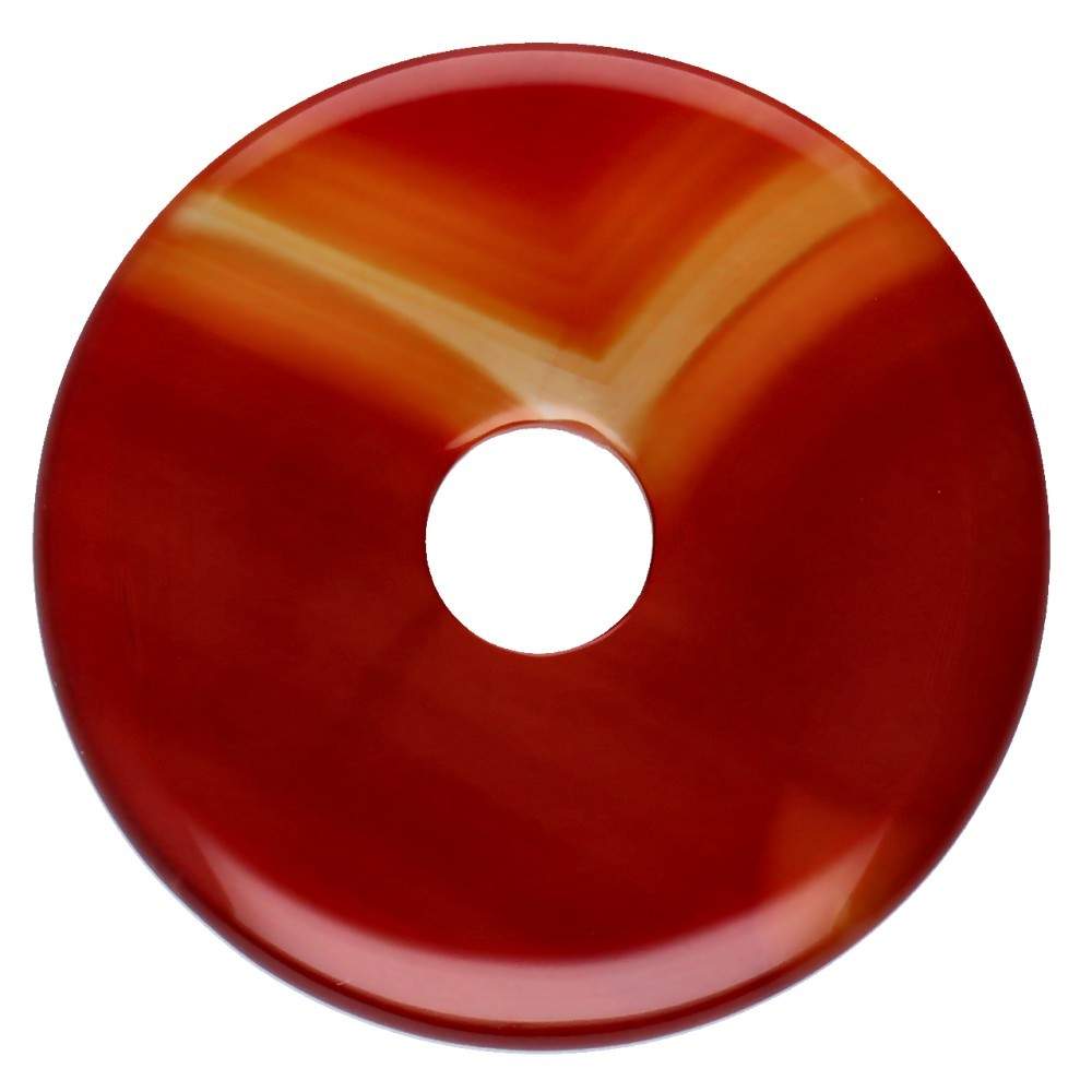 Pandantiv piatra pi donut carneol L, pietre semipretioase - druzy.ro 2 