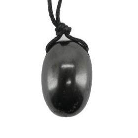Colier pandantiv ou shungit, pietre semipretioase - druzy.ro 1 