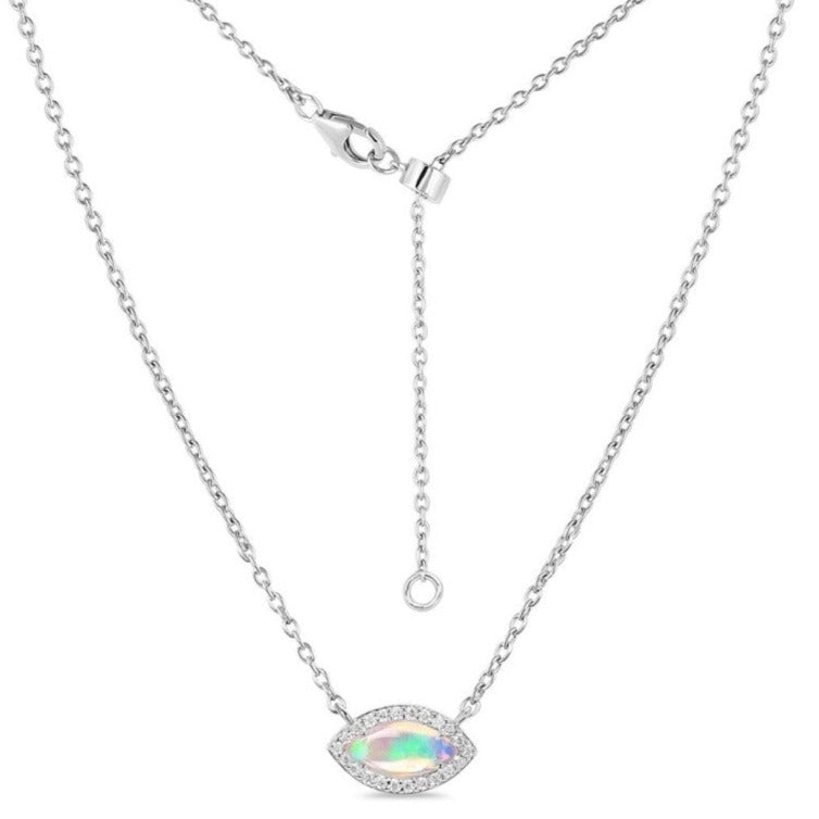 Colier opal din argint Marquise, druzy.ro, pietre semipretioase 3