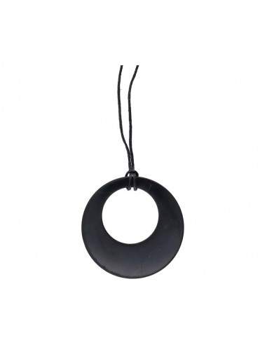 Pandantiv piatra pi din shungit DONUT 5 cm, pietre semipretioase - druzy.ro 2 