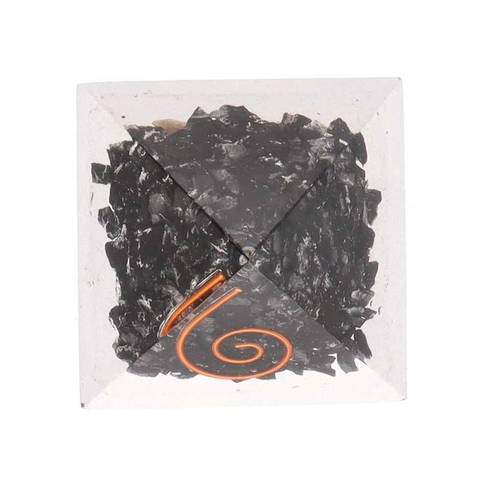 Piramida shungit in rasina 3 cm, pietre semipretioase - druzy.ro 2 