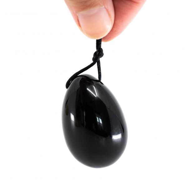 Ou Yoni din obsidian ambalat in cutie cadou natur, druzy.ro, cristale 3