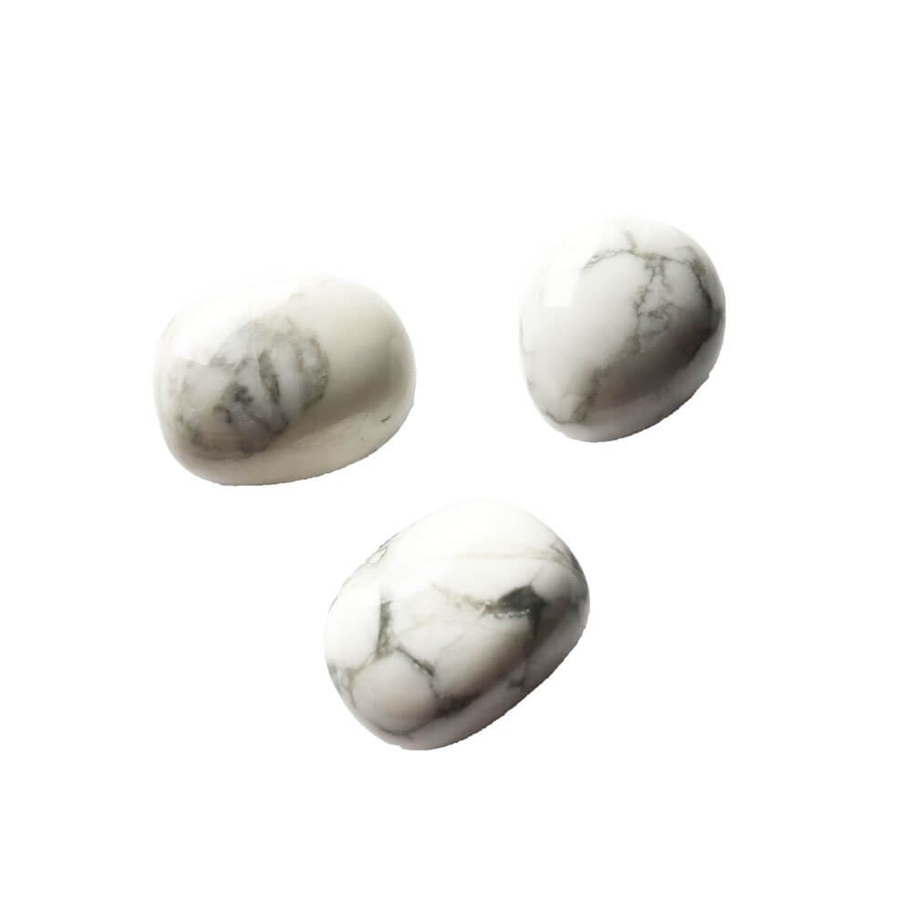 Howlit alb piatra rulata mini, druzy.ro, cristale 5