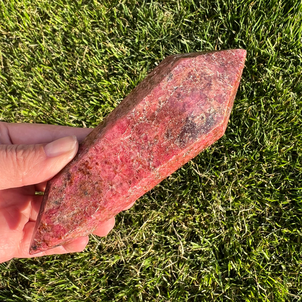 Rodonit dublu varf m3, druzy.ro, cristale 2