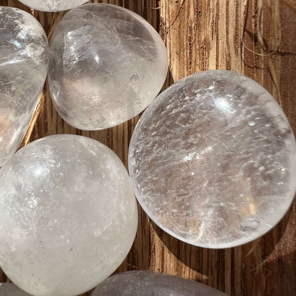 Cuart zapada/ cristal de stanca piatra rulata mini, druzy.ro, cristale 2
