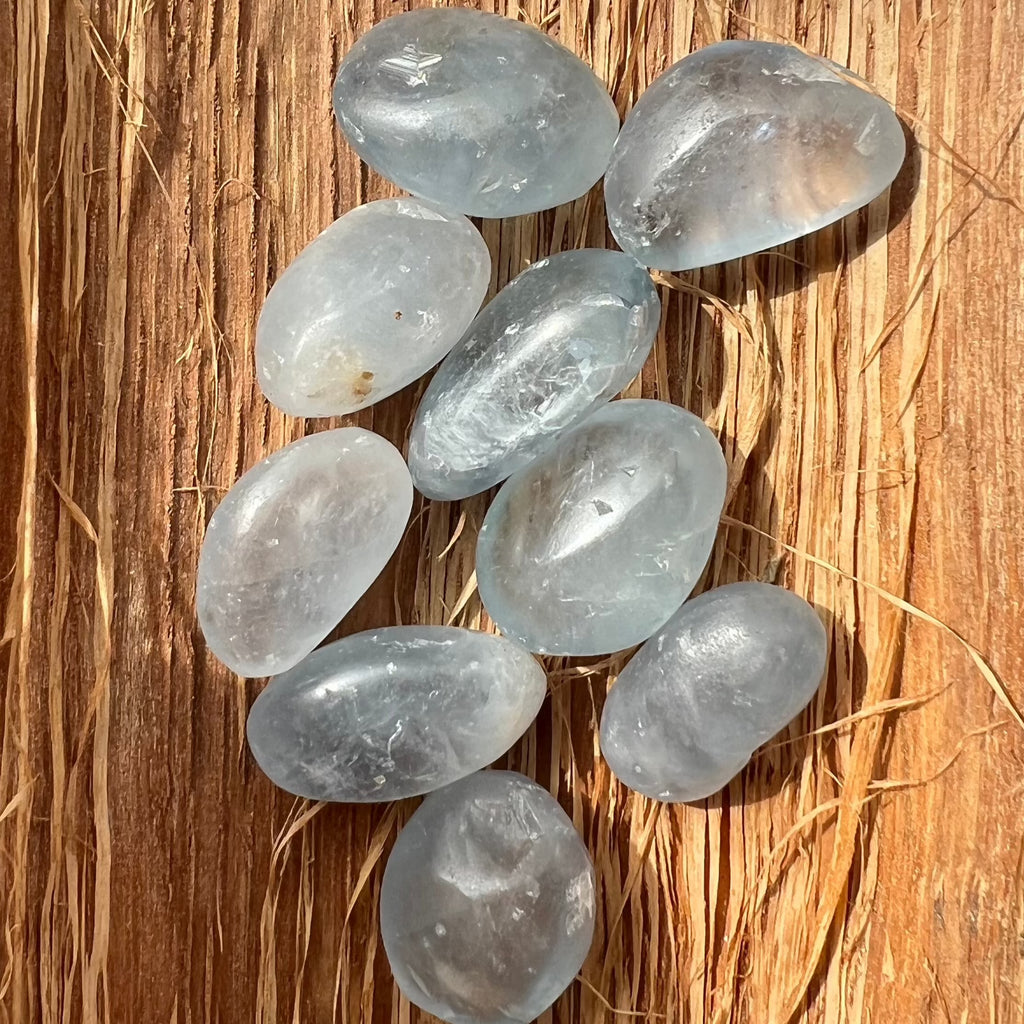Celestit piatra rulata mini, druzy.ro, cristale 2