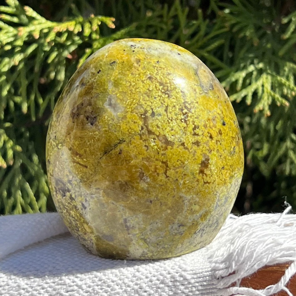 Opal verde structura forma libera m8, druzy.ro, cristale 2