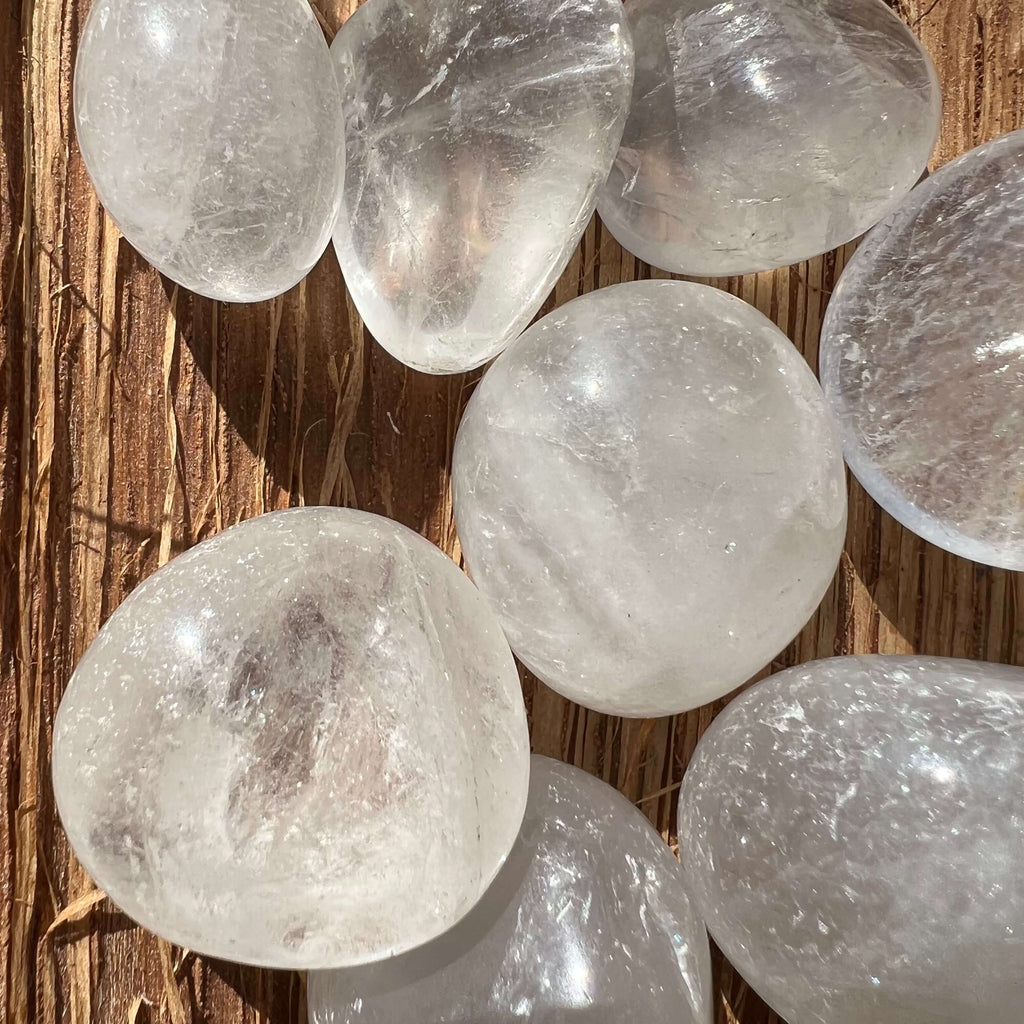 Cuart zapada/ cristal de stanca piatra rulata mini, druzy.ro, cristale 3
