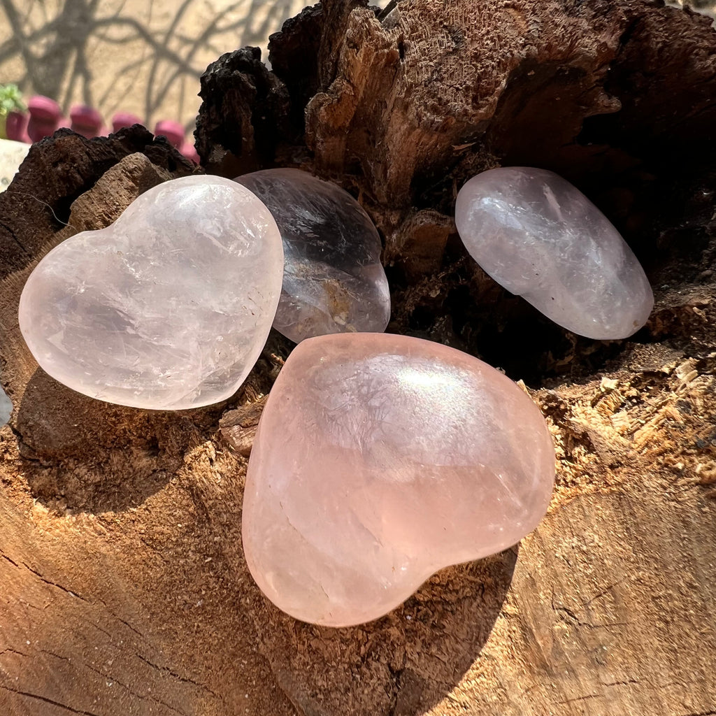 Inima mini cuart roz mini m1, druzy.ro, cristale 1