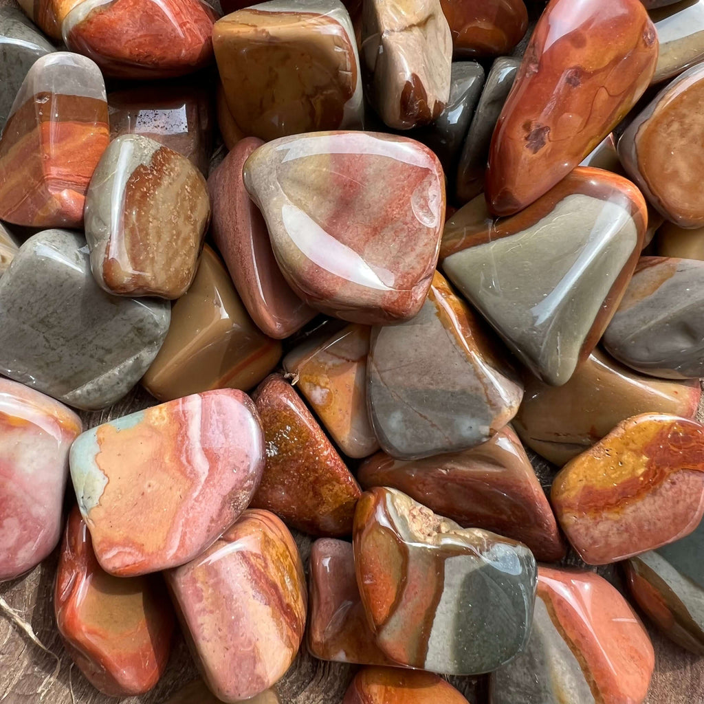 Jasp policrom piatra rulata mini, druzy.ro, cristale 2