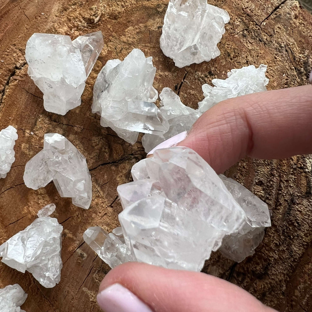 Cluster cuart incolor/cristal de stanca druzy S, druzy.ro, cristale 3