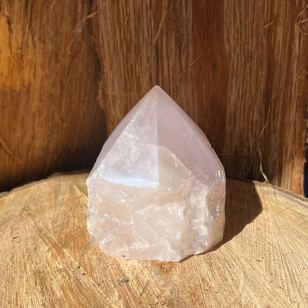 Generator varf cuart roz aura model 3, druzy.ro, cristale 4