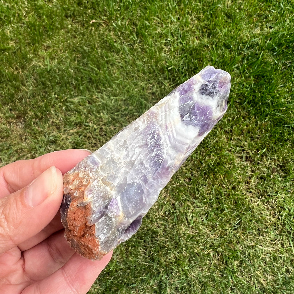 Ametist chevron piatra bruta/ varf m3, druzy.ro, cristale 4