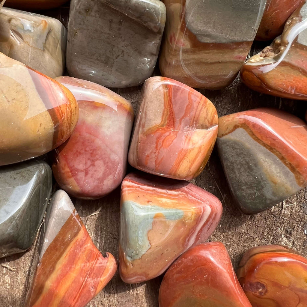 Jasp policrom piatra rulata mini, druzy.ro, cristale 5