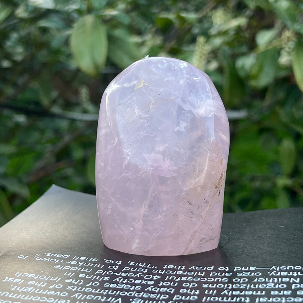 Cuart roz forma libera m4, druzy.ro, cristale 3