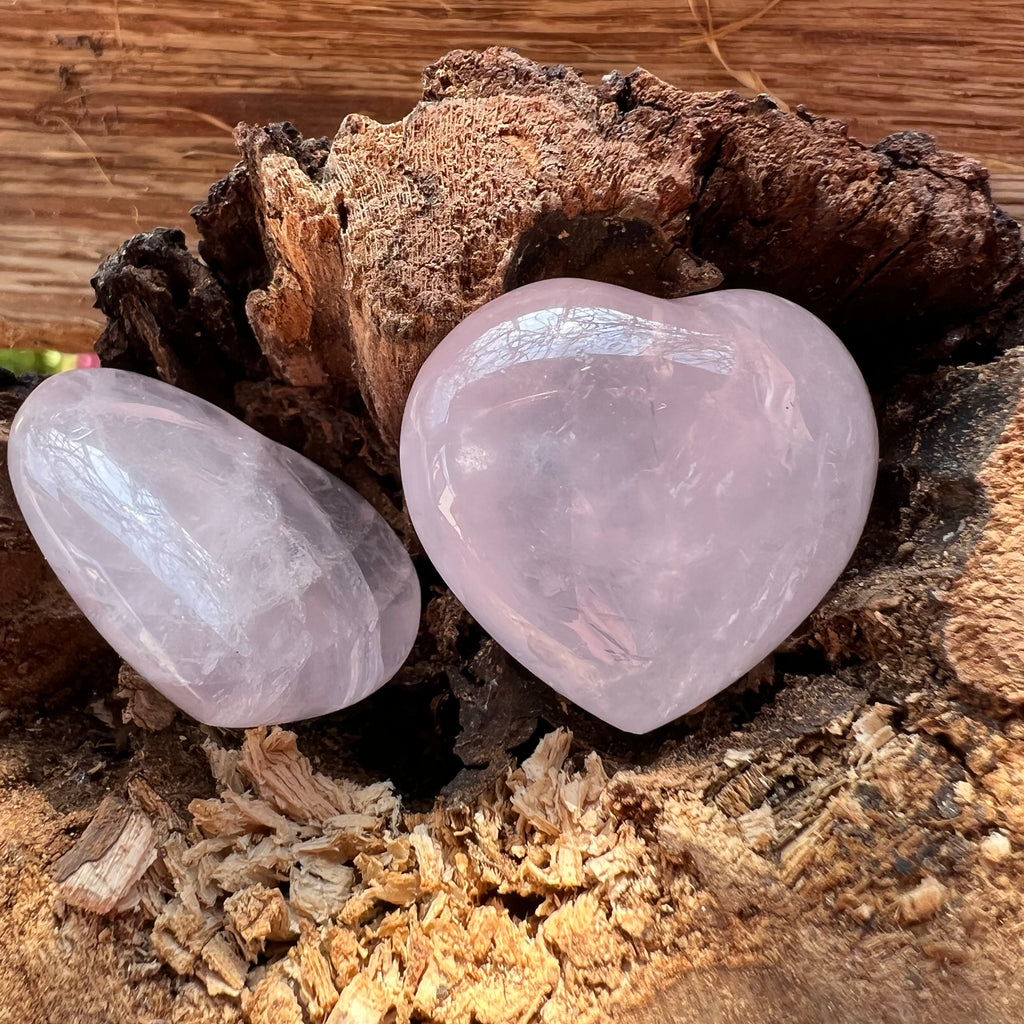 Inima mini cuart roz mini m2, druzy.ro, cristale 2
